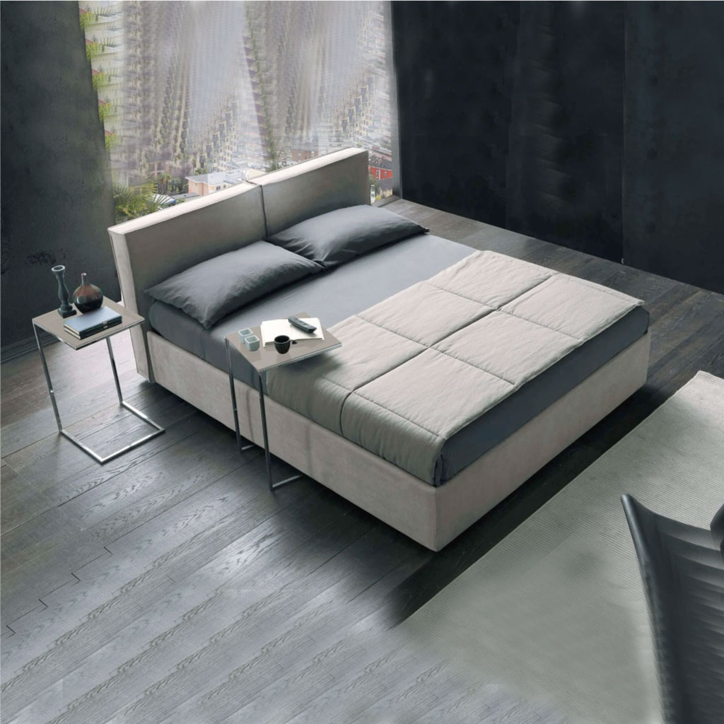 Letto matrimoniale con contenitore London